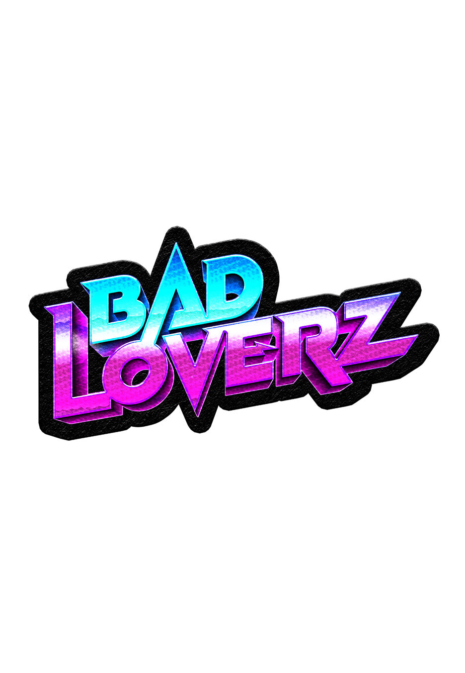 Bad Loverz - Logo Die Cut - Patch | Neutral-Image