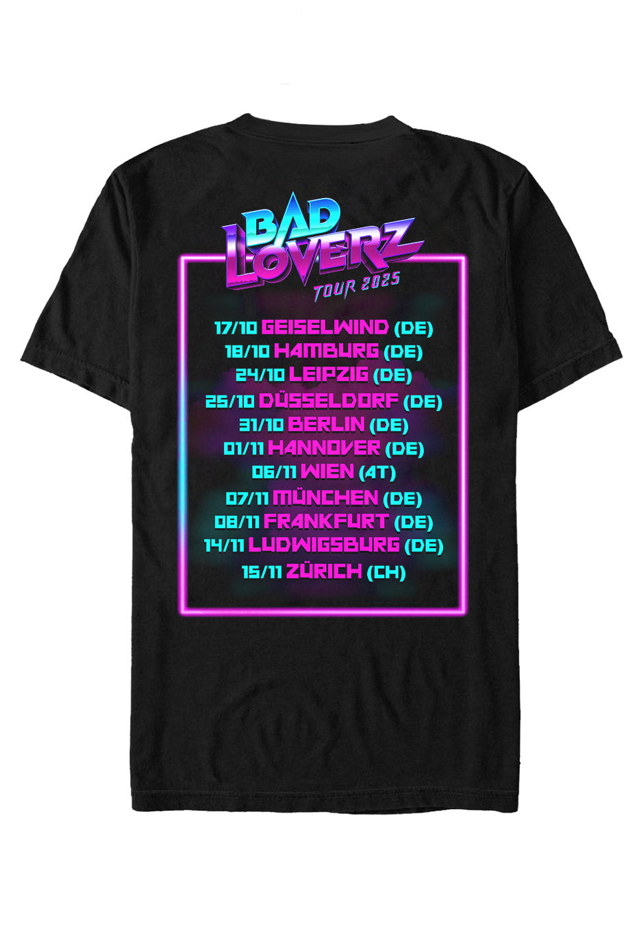 Bad Loverz - Loverz Tour 2025 - T-Shirt | Neutral-Image