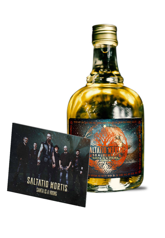 Saltatio Mortis - Santa Is A Viking Skaldenmet + Autogrammkarte - Bundle