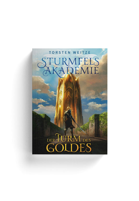 Torsten Weitze - Der Turm des Goldes: Sturmfels Akademie 2 - Hardcover Book | Neutral-Image
