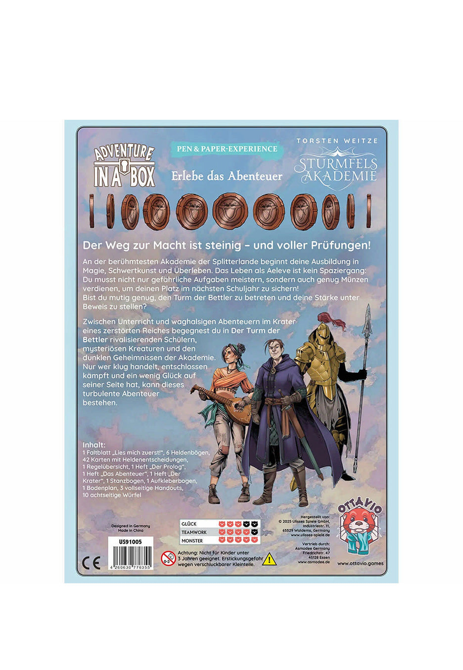 Adventure In A Box - Sturmfels Akademie Der Turm Der Bettler - Book | Neutral-Image