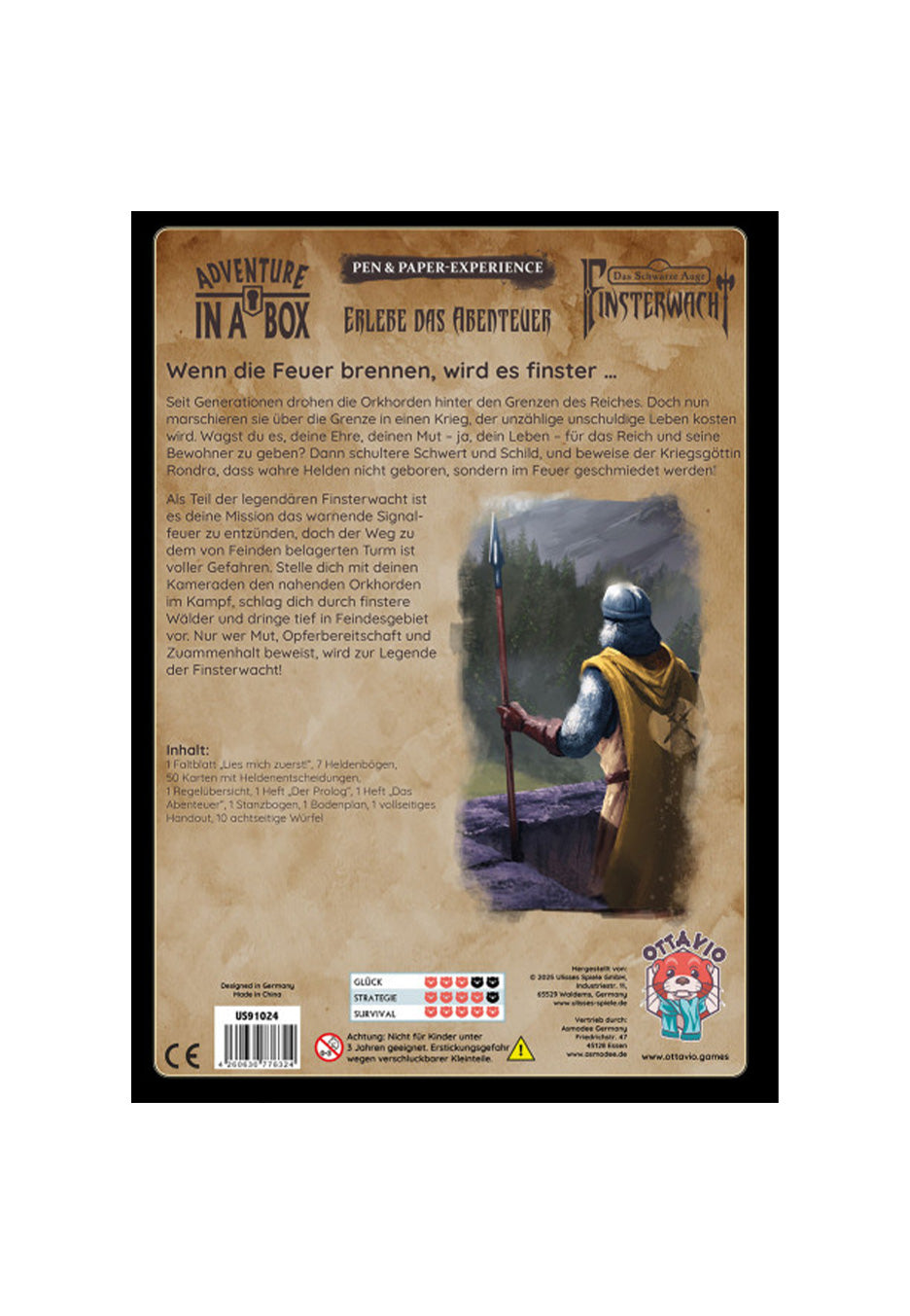 Adventure In A Box - Finsterwacht - Book | Neutral-Image