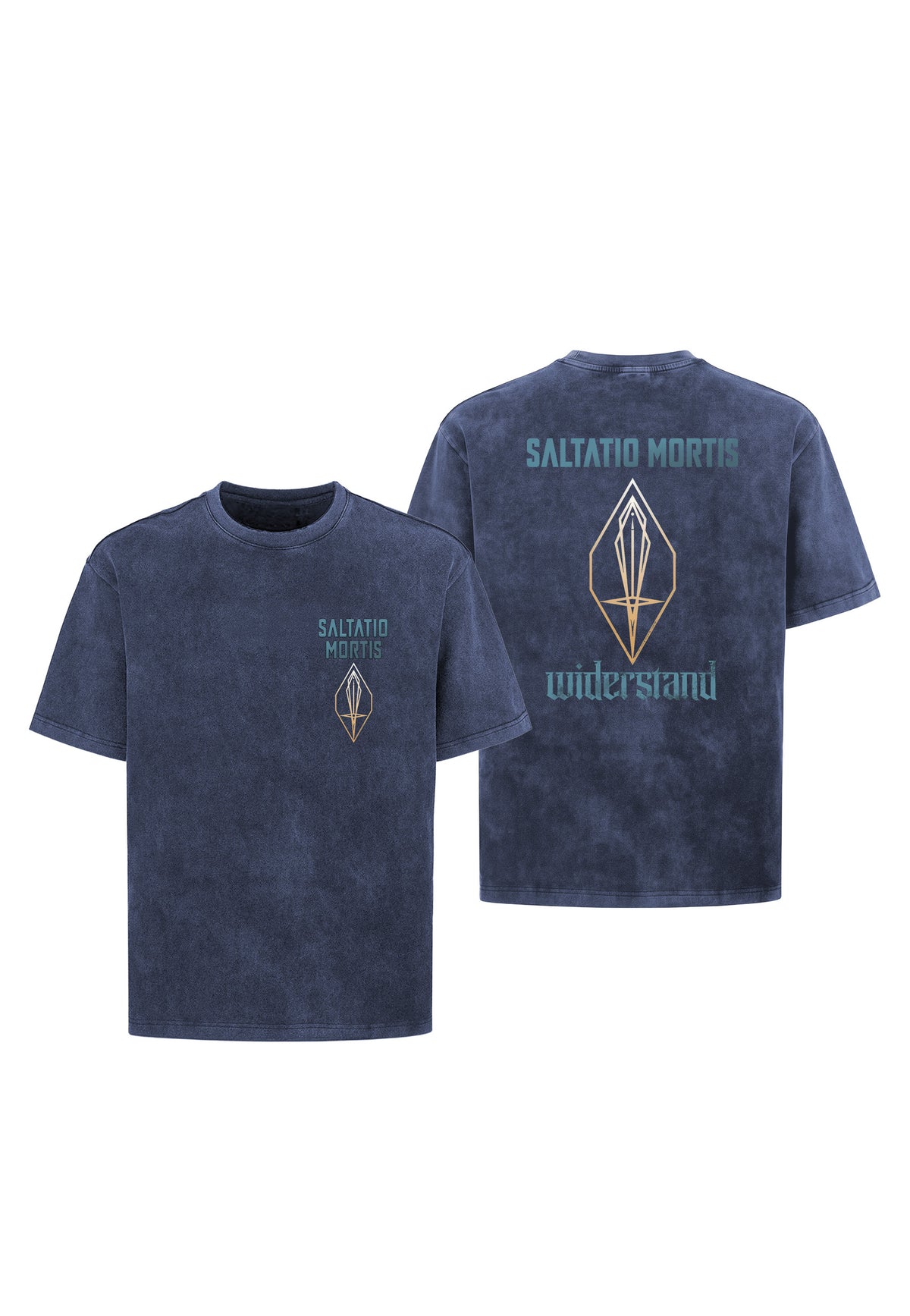 Saltatio Mortis EP 2 Widerstand Blue Stone Washed T-Shirt