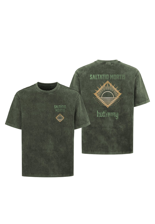 Saltatio Mortis EP 3 Hoffnung Moss Green Stone Washed T-Shirt