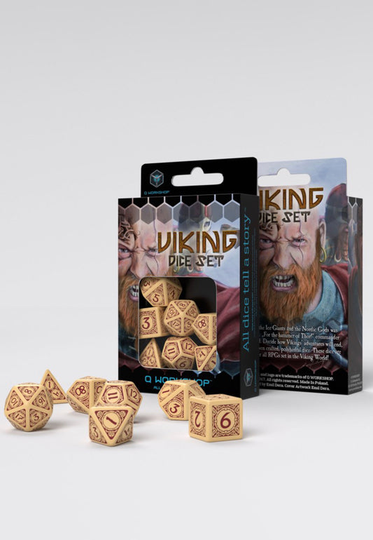 Q Workshop - Viking Modern Set Valhalla - Dice | Neutral-Image