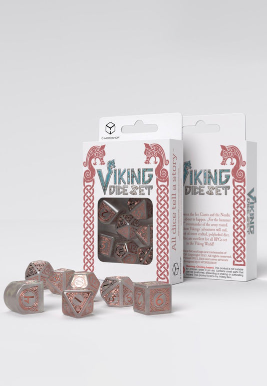 Q Workshop - Viking Modern Set Niflheim - Dice | Neutral-Image