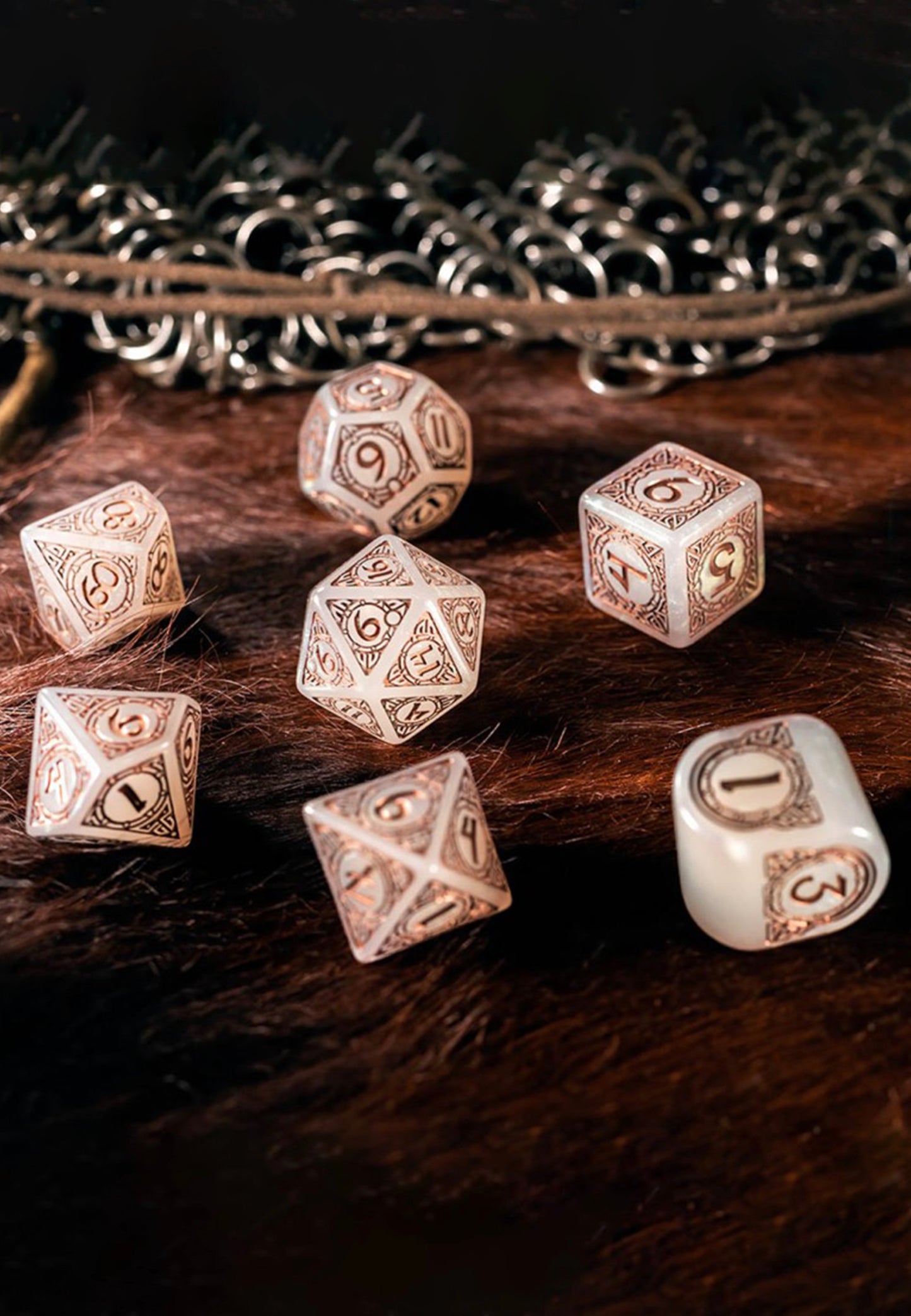 Q Workshop - Viking Modern Set Niflheim - Dice | Neutral-Image